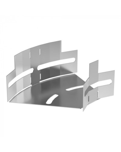 Угол горизонтальный изменяемый 0-45 градусов Стандарт INOX (AISI 304) 100х50 Промрукав (PR16.3584) в Махачкале Аксессуары для лотков Pintop.ru