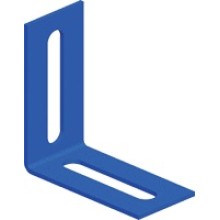 Соединитель угловой 50 мм для стального лестничного лотка, серый LANMASTER LAN-LTS-L50-GY