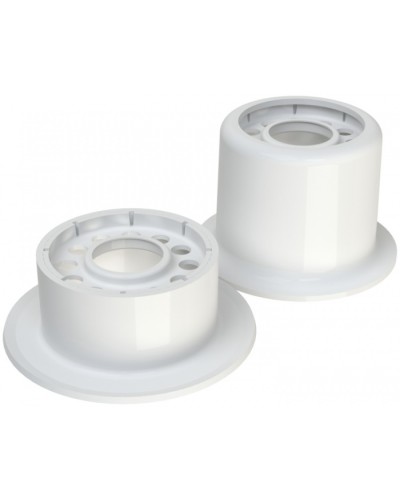 Спецавтоматика Устройство углубленного монтажа водяных оросителей (L28 мм) белый (RAL 9016), пластиковый держатель с отверстиями в Махачкале Аксессуары для оросителей Pintop.ru