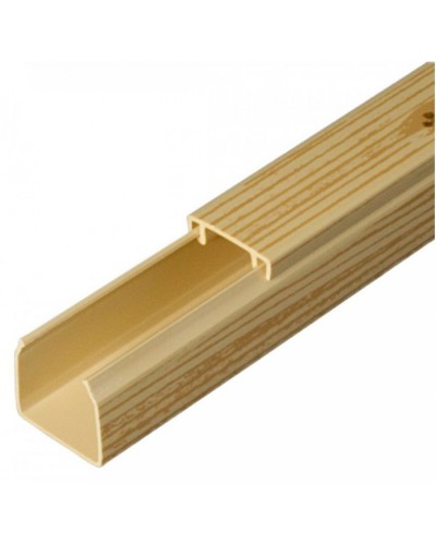 Кабель-канал сосна 2-й замок в п/э 16х16 (84 м/уп) Промрукав (PR03.0180) в Махачкале Кабель-канал Pintop.ru