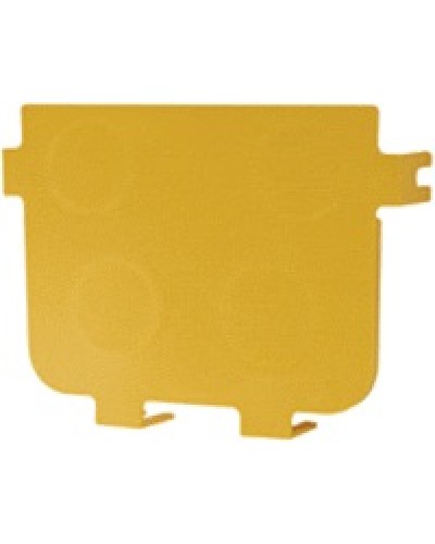 Заглушка оптического лотка торцевая 120 мм, желтая LANMASTER LAN-OT120-ND в Махачкале Аксессуары для кабель-канала Pintop.ru