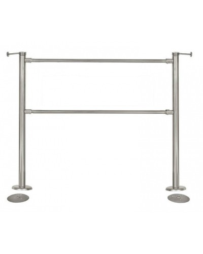 Стойка стационарная Ростов-Дон ОБ1/2-1 у (Хром) в Махачкале Ограждения Pintop.ru