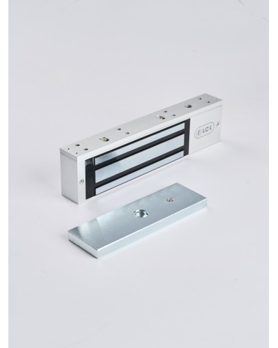 R-Lock RL-EM350-L0S - Электромагнитный замкок, 350кг, DC12/24B, цвет серебристый сатинированный алюминий RAL 7047 в Махачкале Электромагнитные замки Pintop.ru