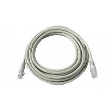 Коммутационный шнур U/UTP категория 5e PVC нг(А)-LS 4,0 м, серый Datarex (DR-180013)