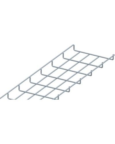 Лоток проволочный 25х300мм, Ф3.8мм, оцинкованный (3 м) LANMASTER LAN-MT25x300-3.8EZ в Махачкале Кабельные лотки Pintop.ru