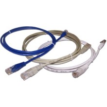 Патч-корд RJ45 TWT UTP кат.5e, с заливными колпачками, 0.3 м, синий TWT TWT-45-45-0.3-BL