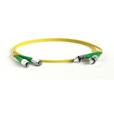 Патч-корд волоконно-оптический Hyperline FC-D2-9-ST/AR-ST/AR-H-10M-LSZH-YL