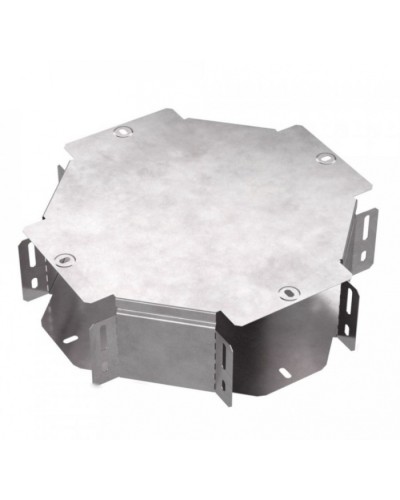 Х-образный ответвитель с крышкой Стандарт 150х100 Промрукав (PR16.0461) в Махачкале Аксессуары для лотков Pintop.ru