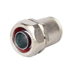 Муфта металлорукав DN 40-жесткая труба д.40мм, IP66/IP67, никелированная латунь DKC 6117-40