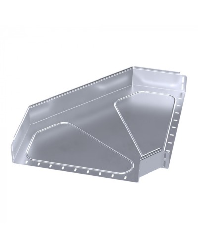 Угол горизонтальный 90 градусов Стандарт INOX (AISI 316) 500х100 Промрукав (PR16.3541) в Махачкале Аксессуары для лотков Pintop.ru