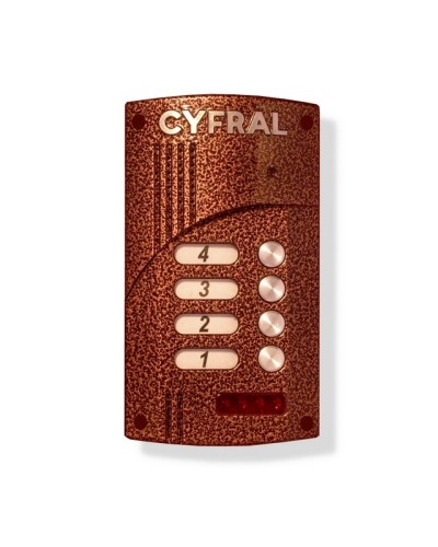 Малоабонентный блок вызова прямой адресации Цифрал M-4.1M в Махачкале Блоки вызова многоабонентные Pintop.ru