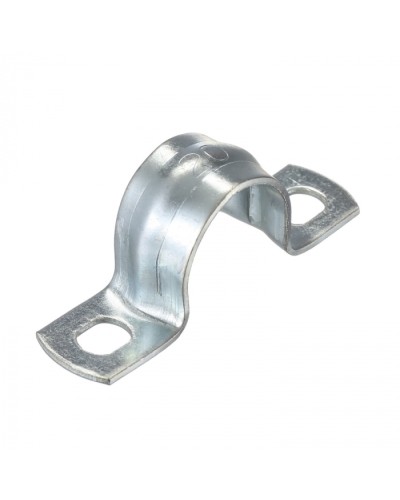 Скоба оцинк. с двумя отверстиями, для трубы D20мм (5шт) Экопласт (43620-5) - Скоба оцинкованная с двумя отверстиями, для трубы D20мм (5шт) Экопласт в Махачкале Держатели, клипсы, скобы Pintop.ru