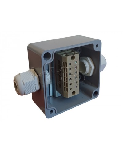 Коробка пылевлагонепроницаемая клеммная G366 А К 10 мм2 АЯКС IP66/IP65, 82x80x55 Магнито-контакт в Махачкале Распределительные коробки Pintop.ru