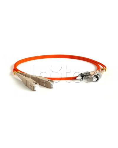 Патч-корд волоконно-оптический Hyperline FC-D2-50-LC/PR-ST/PR-H-5M-LSZH-OR в Махачкале Патч-корды оптические Pintop.ru