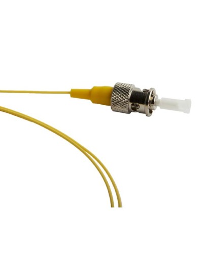 Пигтейл одномодовый оптический SM 9/125 (OS2), ST/UPC, 1 м, LSZH Hyperline FPT-B9-9-ST/UR-1M-LSZH-YL в Махачкале Пигтейлы Pintop.ru