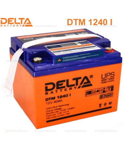 Аккумулятор свинцово-кислотный Delta DTM 1240 I в Махачкале Электротехническое оборудование Pintop.ru