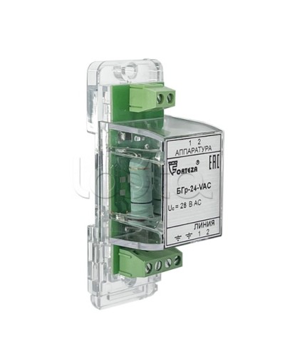 Устройство защиты от импульсных перенапряжений Forteza Блок БГр-24-VAC в Махачкале Устройства защиты операционных процессоров (ОПС) Pintop.ru