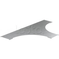 Крышка разв. лестн. LESTA Т-обр. осн. 200мм R600 HDZ IEK (CRT05D-4-200-10-HDZ)