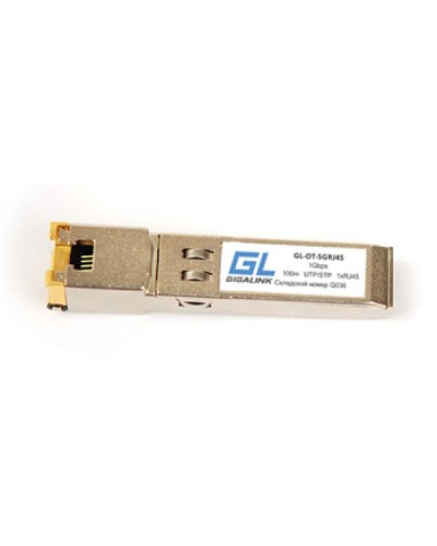 Модуль SFP Gigalink GL-OT-SGRJ45 в Махачкале Модули SFP/XFP/GBIC Pintop.ru