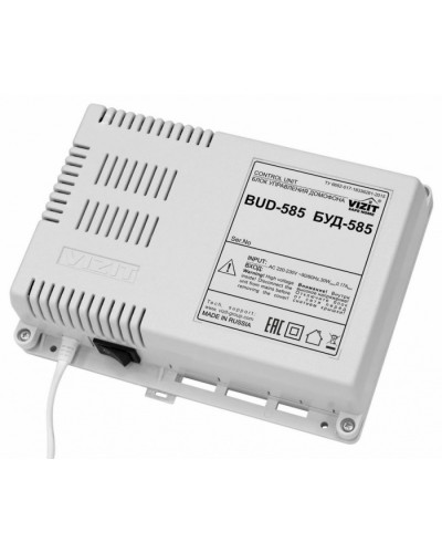 Блок управления и питания периметрового домофона VIZIT БУД-585 в Махачкале Блоки управления многоабонентные Pintop.ru