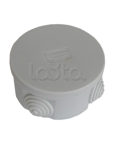 Коробка распределительная о/п с крышкой D80х40 мм, 4 вых. Экопласт 44005 в Махачкале Распределительные коробки Pintop.ru