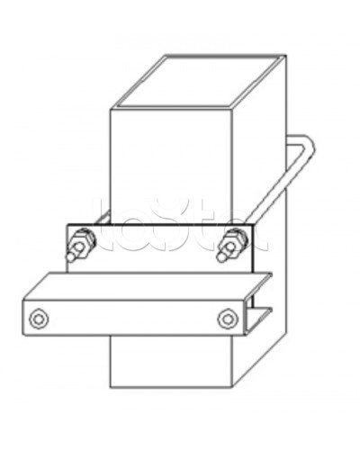 Узел крепления блоков подключения и управления БД-НР, БМ-НР, БУПР извещателей Омега-микродизайн УЗК-КС 80 в Махачкале Кронштейны и планки для извещателей Pintop.ru