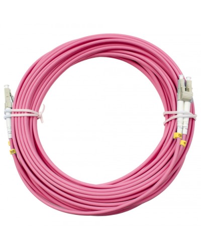 Шнур оптический duplex LC-LC 50/125 mm OM4 15м LSZH Cabeus FOP-50-OM4-LC-LC-15m в Махачкале Патч-корды оптические Pintop.ru