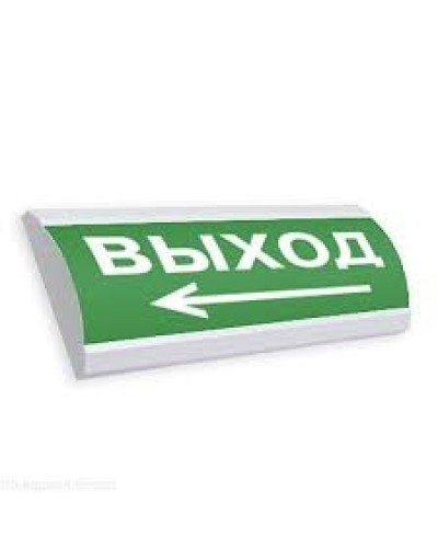 Оповещатель табло световое плоское Электротехника и Автоматика КРИСТАЛЛ-12 НИ ВЫХОД + стрелка влево в Махачкале Оповещатели Pintop.ru