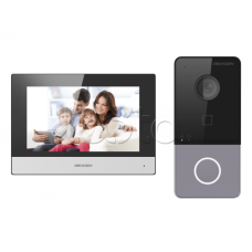 Комплект IP видеодомофона с Wi-Fi Hikvision DS-KIS605-P(C)