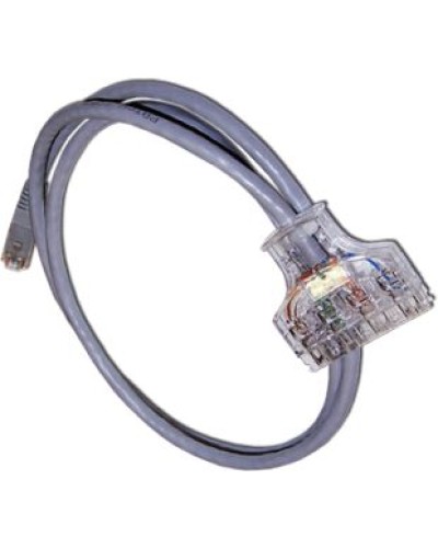 Патч-корд 110 тип - RJ45, 4 пары, UTP, категория 6, 1.5 м LANMASTER LAN-45-P4-1.5/6 в Махачкале Патч-корды и пигтейлы Pintop.ru