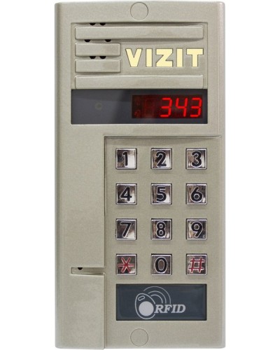 Блок вызова Vizit БВД-343FCPW в Махачкале Блоки вызова многоабонентные Pintop.ru