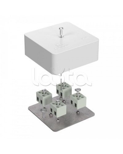 Коробка огнест для кабель-канала 40-0450-FR2.5-8 Е15-Е60 (латунь) 75х75х30 Промрукав (40-0450-FR2.5-8-Е60) в Махачкале Распределительные коробки Pintop.ru