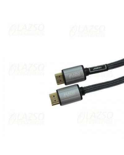 Кабель для передачи сигналов HDMI 2.0 LAZSO WH-111(2m)-B в Махачкале Патч-корды и пигтейлы Pintop.ru