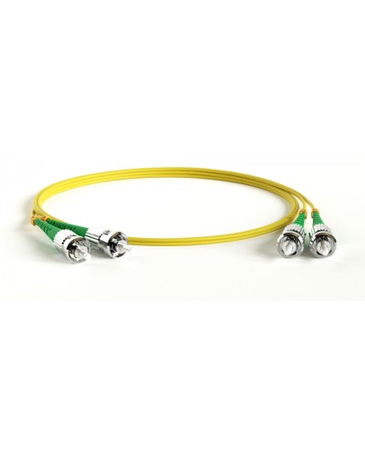 Патч-корд волоконно-оптический Hyperline FC-D2-9-ST/AR-ST/AR-H-2M-LSZH-YL в Махачкале Патч-корды оптические Pintop.ru