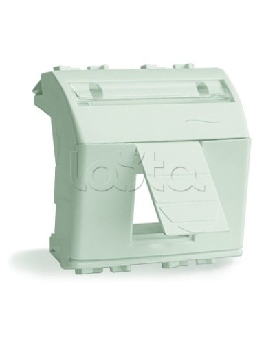 Адаптер для информационных разъемов Keystone, белый, 2 мод DKC 76613B в Махачкале Аксессуары для кабель-канала Pintop.ru