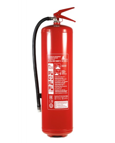 Огнетушитель ПОЖТЕХНИКА ОП-12(з) МИГ Е (6А, 233В, С, Е) в Махачкале Огнетушители Pintop.ru