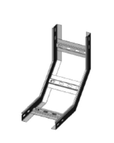 Угол вертикальный внутренний 90° 600х80 (1,2) для лестничного лотка ПожТехКабель (650-917) в Махачкале Кабельные лотки Pintop.ru