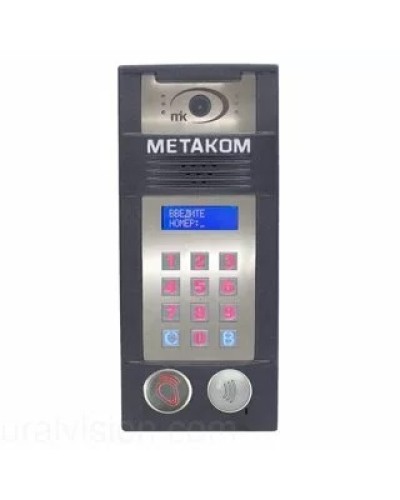 Многоабонентый антивандальный блок вызова со встроенной гибридной видеокамерой Метаком MК2018-MFCGVH в Махачкале Блоки вызова многоабонентные Pintop.ru