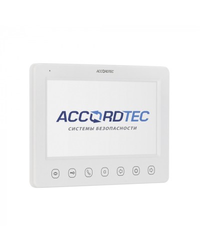 Монитор видеодомофон AccordTec AT-VD 751C/M/SD WH в Махачкале Абонентские IP устройства Pintop.ru
