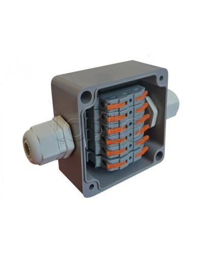 Коробка пылевлагонепроницаемая клеммная G366 А Wago АЯКС IP66/IP65, 82x80x55 Магнито-контакт в Махачкале Распределительные коробки Pintop.ru