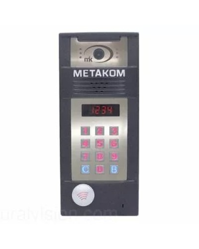 Многоабонентый антивандальный блок вызова со встроенной гибридной видеокамерой Метаком в Махачкале Блоки вызова многоабонентные Pintop.ru