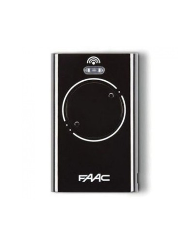 Брелок-передатчик 2-канальный Faac 7870091 (черный) в Махачкале Устройства радиоуправления для шлагбаумов и автоматики Pintop.ru
