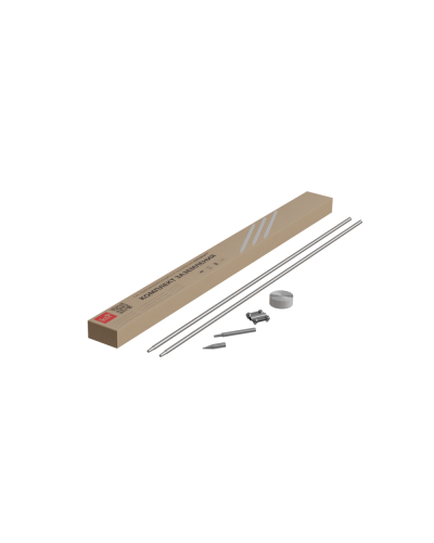 Комплект заземления из 2 стержней Ø 16 мм L=1,5 м TD КМ-Профиль (KTZ-D16-2 TD) в Махачкале Монтажные материалы Pintop.ru