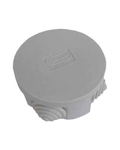 Коробка распределительная о/п с крышкой D65х35 мм, 4 вых. Экопласт 44004 в Махачкале Распределительные коробки Pintop.ru