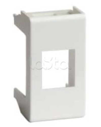 Адаптер для информационных разъемов SIEMON, «Viva», 1 мод., белый DKC 45008 в Махачкале Аксессуары для стоек и шкафов Pintop.ru