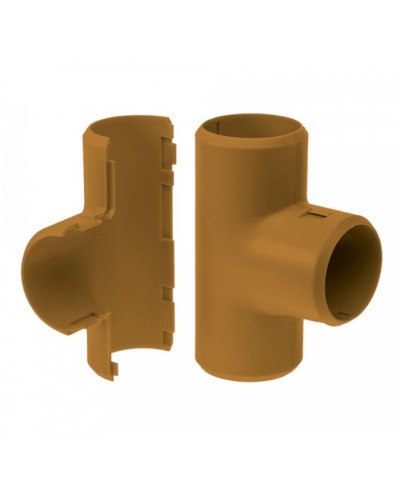 Тройник разборный бук д25 (1шт/200шт уп/кор) Промрукав (PR13.0257) в Махачкале Повороты, муфты, тройники Pintop.ru