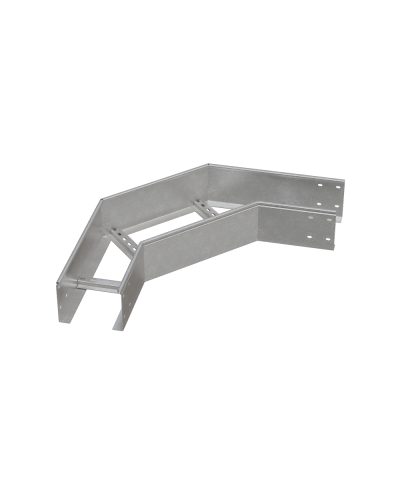 Угол лестничный горизонтальный 90 гр. 150х700х1,2 мм N КМ-профиль (LGL90-150-700-1.2 N) в Махачкале Аксессуары для лотков Pintop.ru