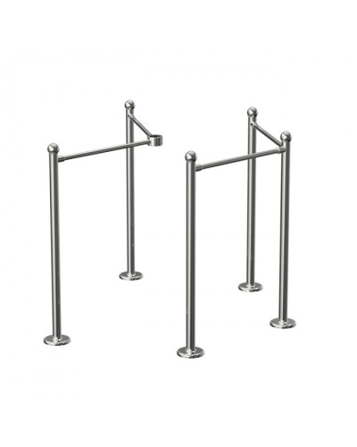 Ограждение угловое Ростов-Дон ОУ-Р (Хром) в Махачкале Ограждения Pintop.ru