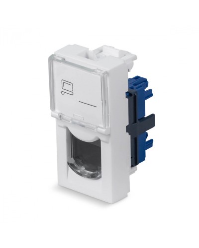 Модуль Keystone Jack RJ-45(8P8C), 180 градусов, категория 6 Cabeus (KJ-RJ45-Cat.6-180T-FP-L-22,5) в Махачкале Модули Keystone Pintop.ru