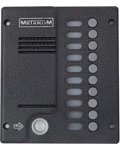 Блок вызова домофона Метаком MК10.2-TM4EVN в Махачкале Вызывные видеопанели малоабонентные Pintop.ru